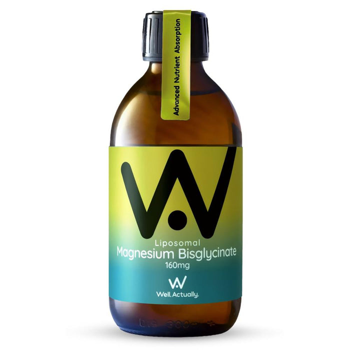 Well Actually Magnesium Liposomal Bisglycinate 160mg Apple 250ml