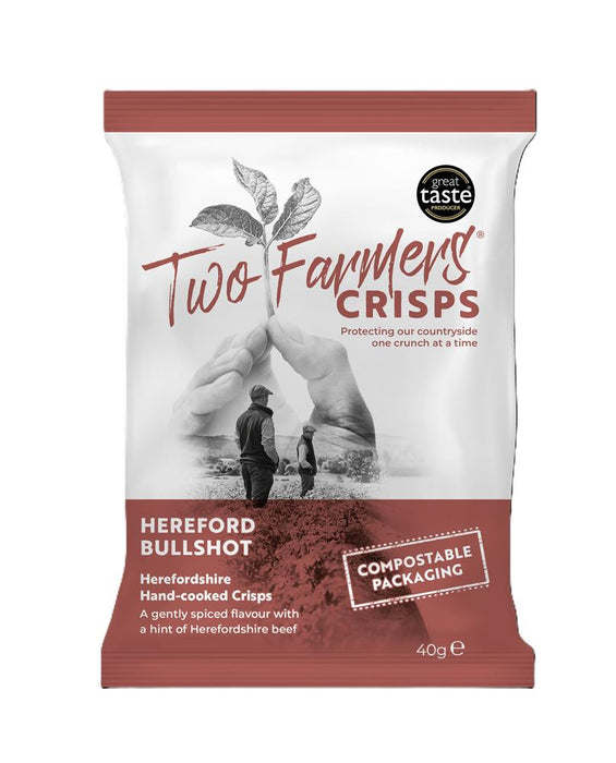 Two Farmers Crisps Hereford Bullshot Crisps 40g