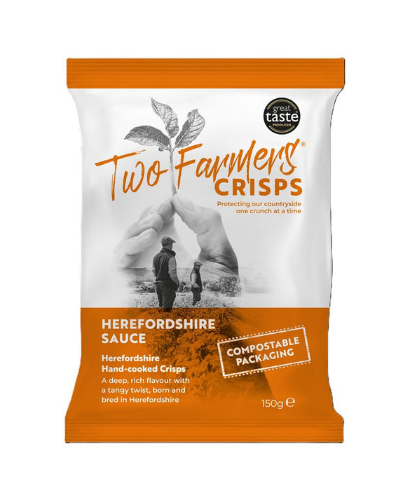 Two Farmers Crisps Herefordshire Sauce Crisps 150g