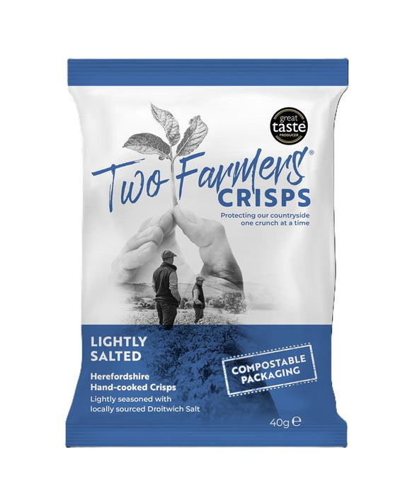 Two Farmers Crisps Lightly Salted Crisps 40g