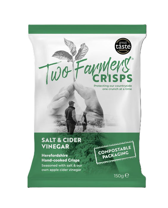 Two Farmers Crisps Salt & Cider Vinegar Crisps 150g