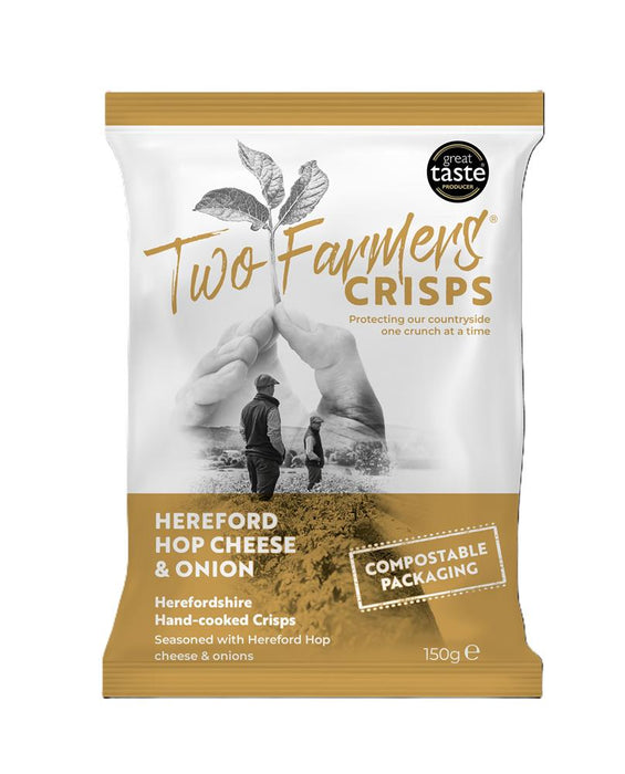 Two Farmers Crisps Hop Cheese & Onion Crisps 150g