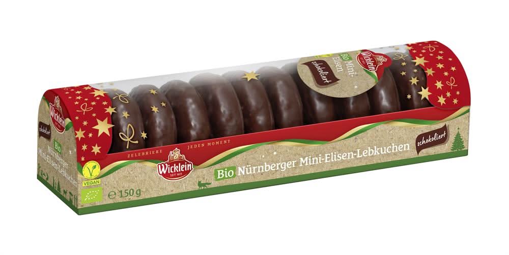 Wicklein Organic Dark Choc Mini Elisen 150g