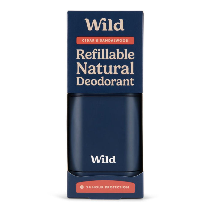 Wild Men's Navy Sandalwood Deo 40g