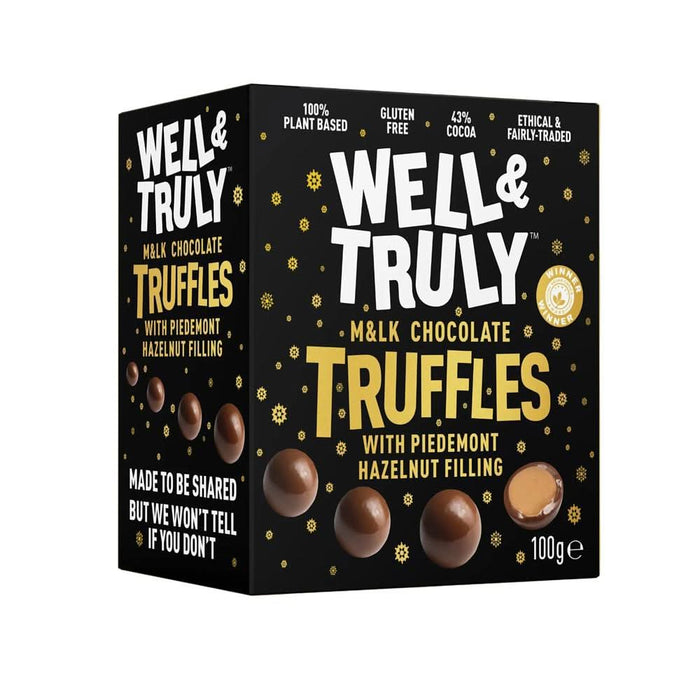 Well and Truly Oat M&lk Choc Truffles 100g