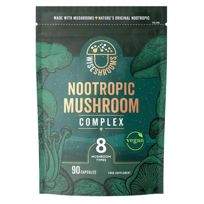 Wiseshrooms Nootropic Mushroom Complex 90 Capsules