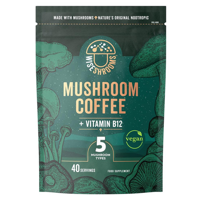 Wiseshrooms Mushroom Coffee - 5 Mushroooms 100g