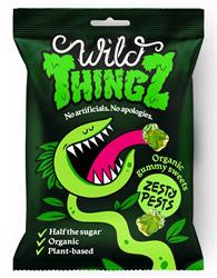 Wild Thingz Organic & Vegan Sweets Zesty Pests Gummy Sweets 130g