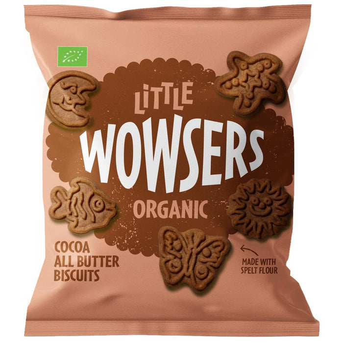 Wowsers Ambient Organic Butter Cocoa Biscuits 80g