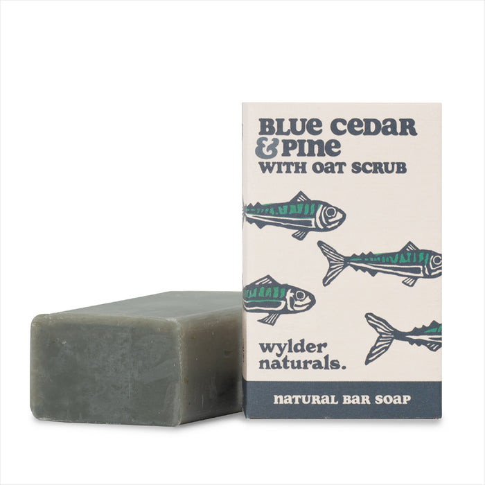 Wylder Naturals Soap Blue Cedar & Pine 120g