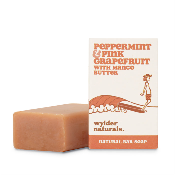 Wylder Naturals Soap Peppermint & Grapefruit 120g