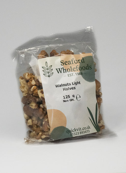 Seaford Wholefoods Light Walnut Halves 125g