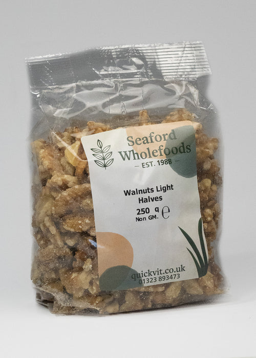 Seaford Wholefoods Light Walnut Halves 250g