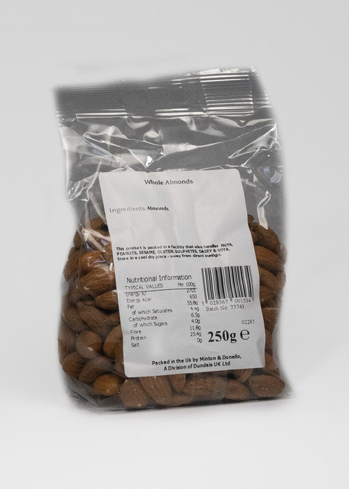 Seaford Wholefoods Almonds 250g