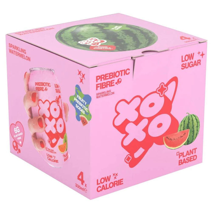 XOXO Soda Watermelon 4 Pack