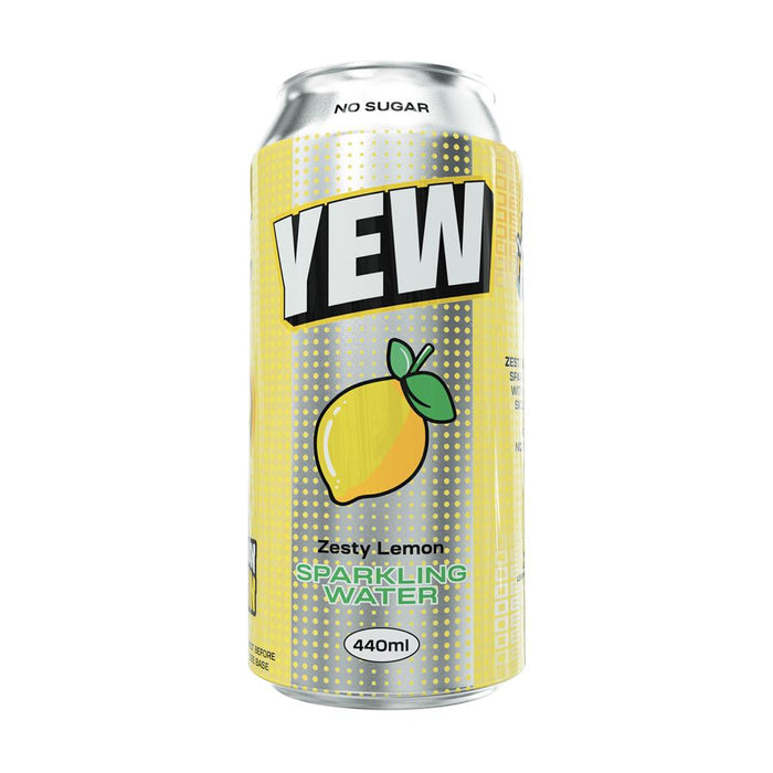 Yew Zesty Lemon Sparkling Water 440ml