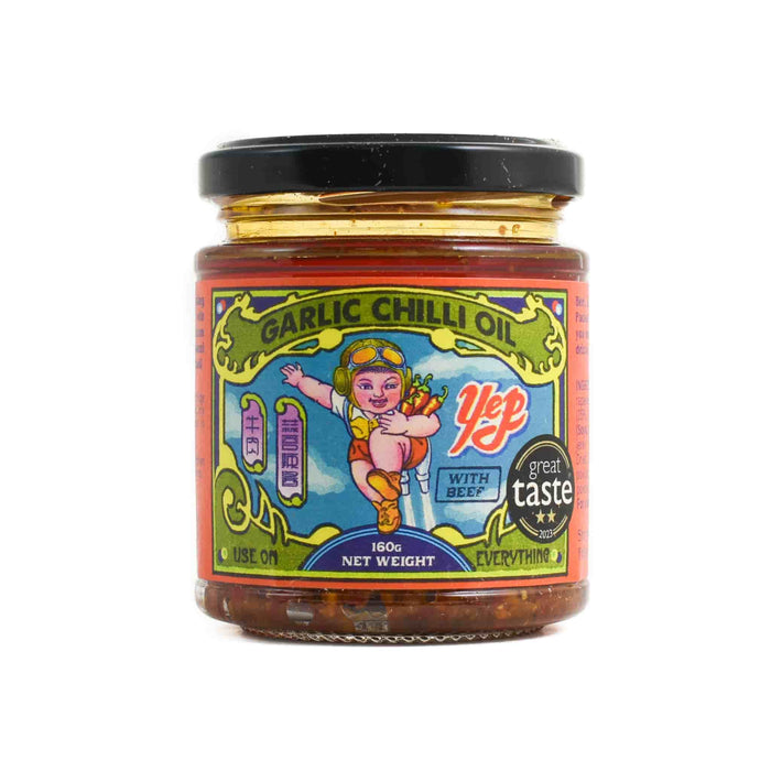 Yep Kitchen Garlic Chilli Oil with Beef 160g