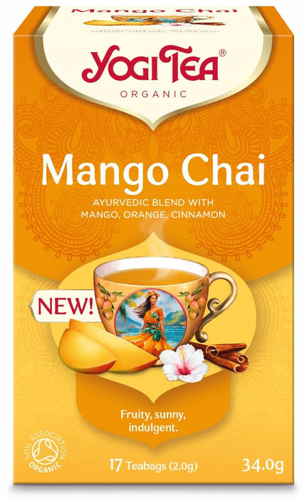 Yogi Organic Mango Chai 17 Tea Bags