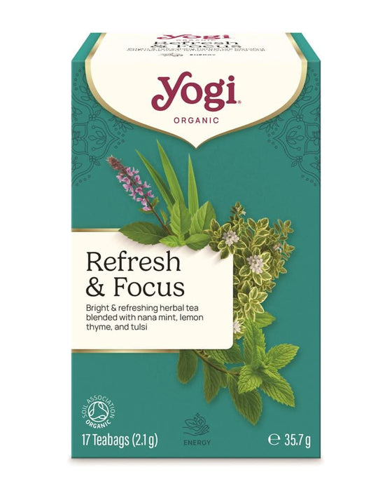 Yogi Organic Refresh & Focus 17 Bags