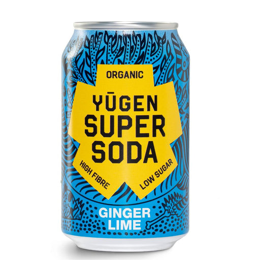 Yugen Super Soda Ginger Lime 330ml Can