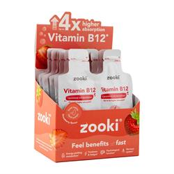 Zooki Vitamin B12 2500mcg Strawberry 1x10ml Sachet Liposomal