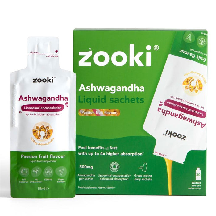 Zooki Liposomal Ashwagandha 30 Sachets