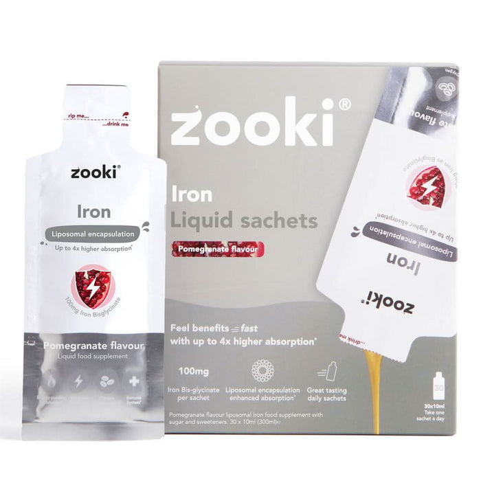 Zooki Liposomal Iron 30 Sachets