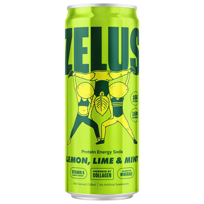 Lemon Lime & Mint Energy Soda 330ml