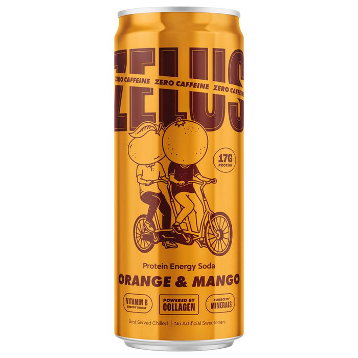 Orange & Mango Energy Soda 330ml