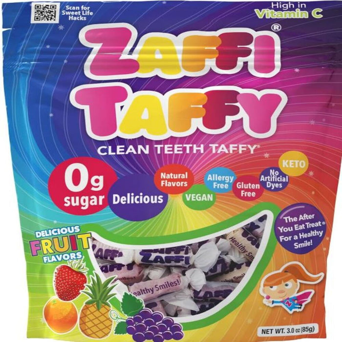 Zolli Pops Mixed Fruit Zaffi Taffy 80g