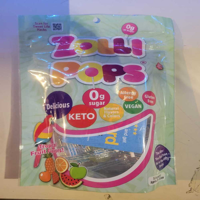 Zolli Pops Tropical Fruit Lollipops 150g