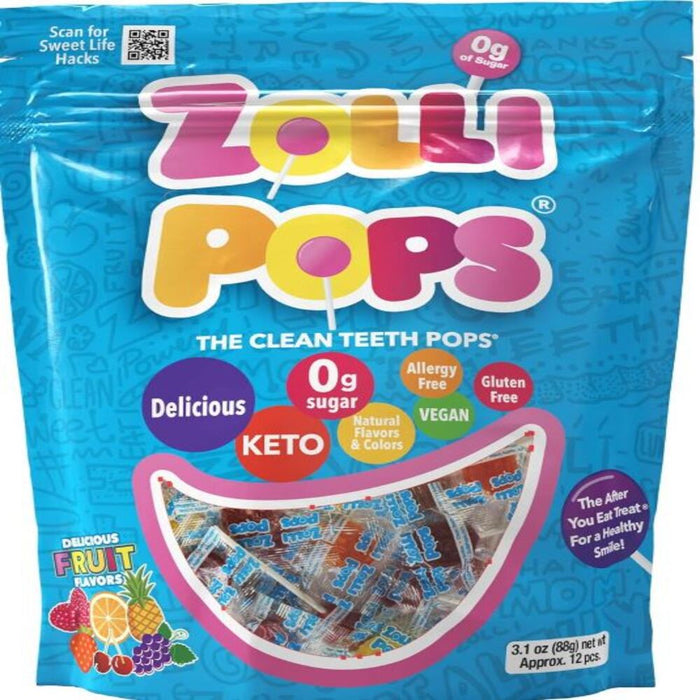 Zolli Pops Mixed Fruit Lollipops 80g