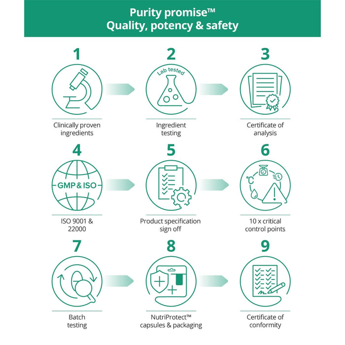 Brain Feed Choline - 99% Alpha GPC 500mg 60 Capsules