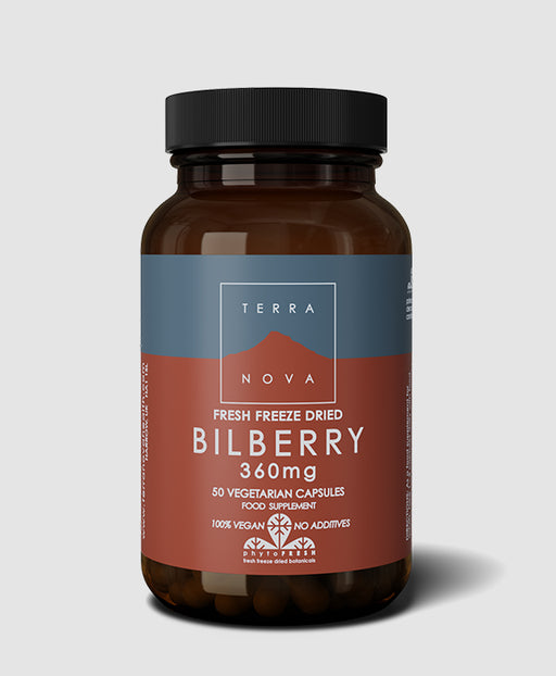 Terranova Bilberry 360Mg 50 Capsules