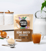 Classic beef bone broth in a 400g glass jar by Hunter & Gather