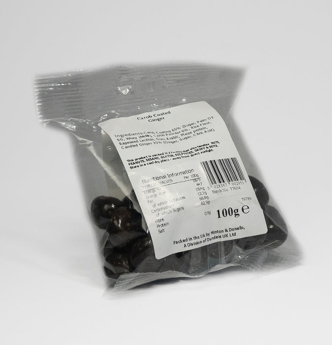 Seaford Wholefoods Carob Ginger 100g