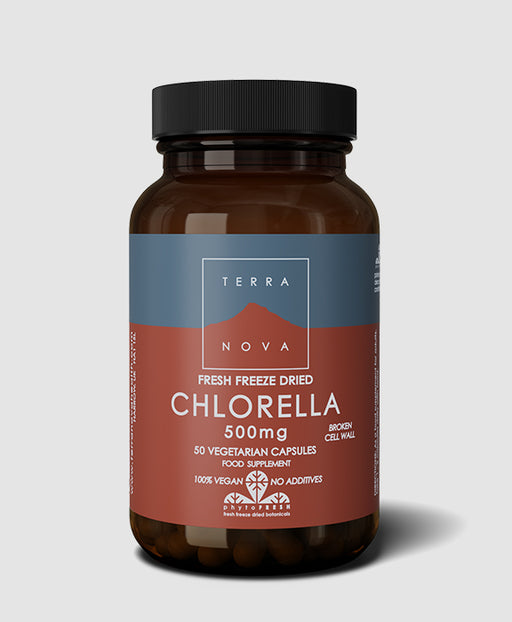 Terranova Chlorella 500Mg 50 Capsules