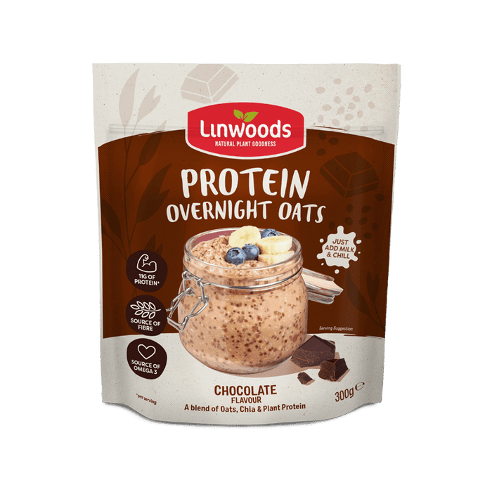 Linwoods Overnight Oats Choc Protein 300g