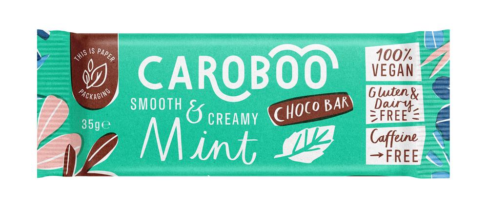 Caroboo Mint Carob Bar 35g
