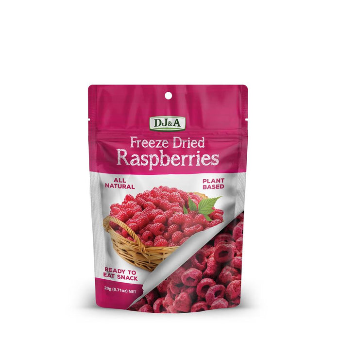 DJ & A Freeze Dried Raspberries 25g