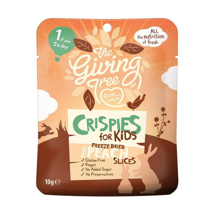 Giving Tree Snacks Peach Crisps Kids 10g