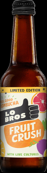 Lo Bros Fruit Crush Kombucha 330ml