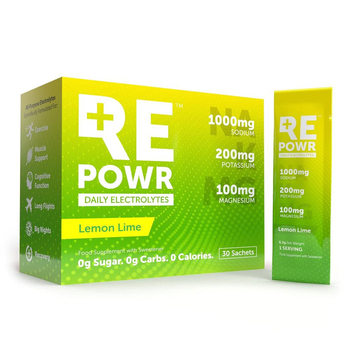 REPOWR Daily Electrolytes Lemon Lime 30s