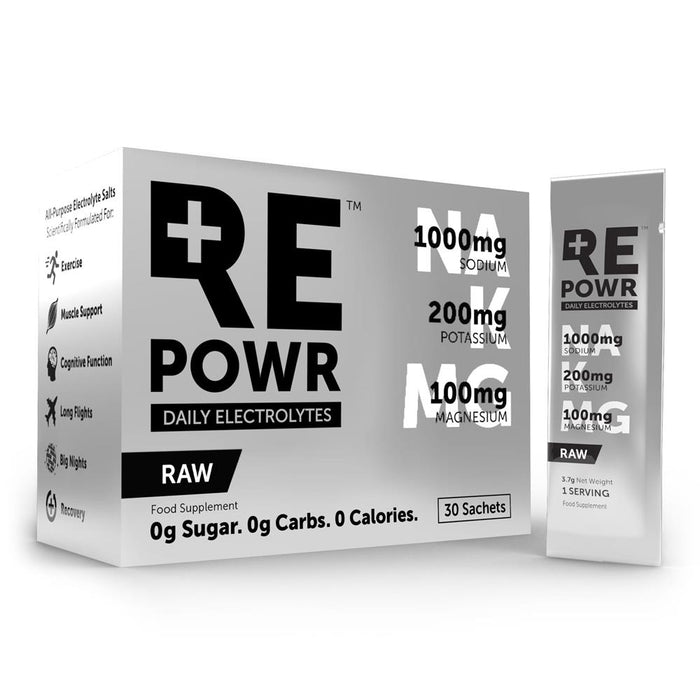 REPOWR Daily Electrolytes RAW Unflavoured 30s