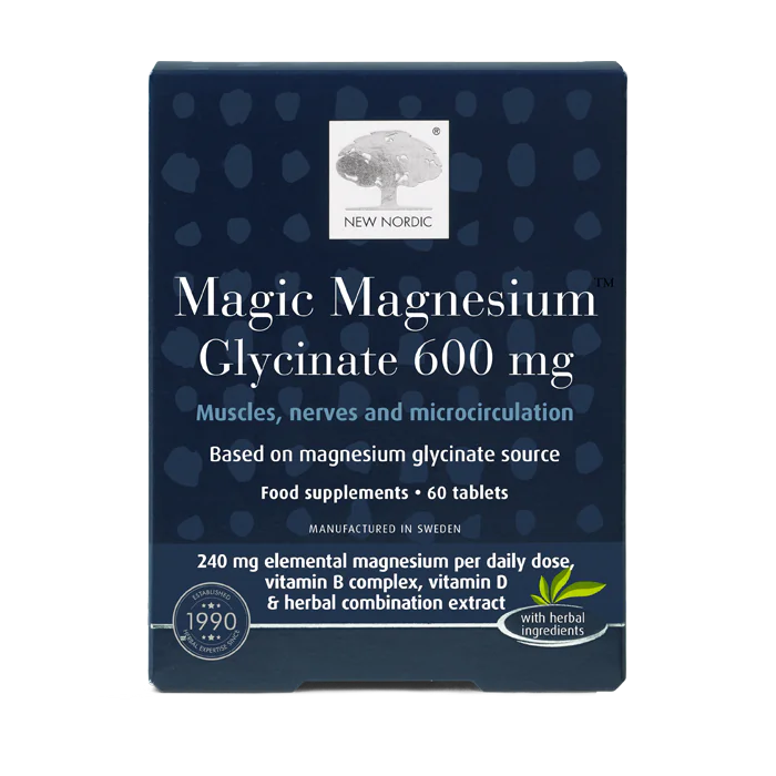 New Nordic Magnesium Glycinate 60 Tablets