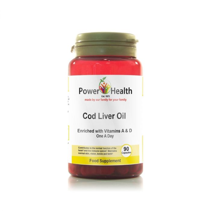 Power Health Cod Liver Oil Caps One A Day 90 Capsules