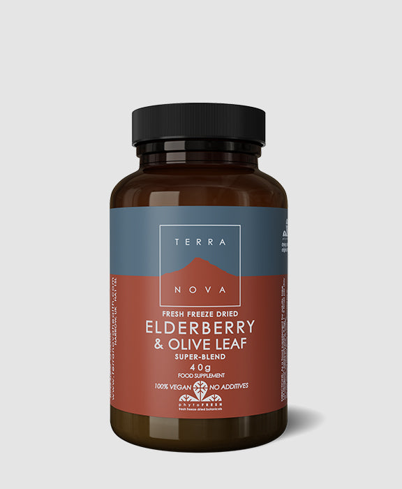 Terranova Elderberry & Olive Leaf Super-Blend 40G Capsules