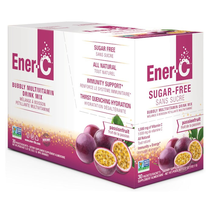 Ener C Sugar Free Vitamin C Passion Fruit 30 Sachets
