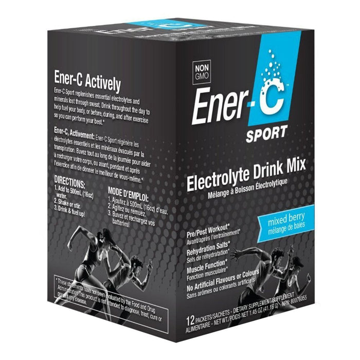 Ener C Sport Electrolyte Drink Berry 12 Sachets