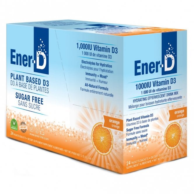 Ener D Vitamin D3 1000IU Orange 24 Sachets